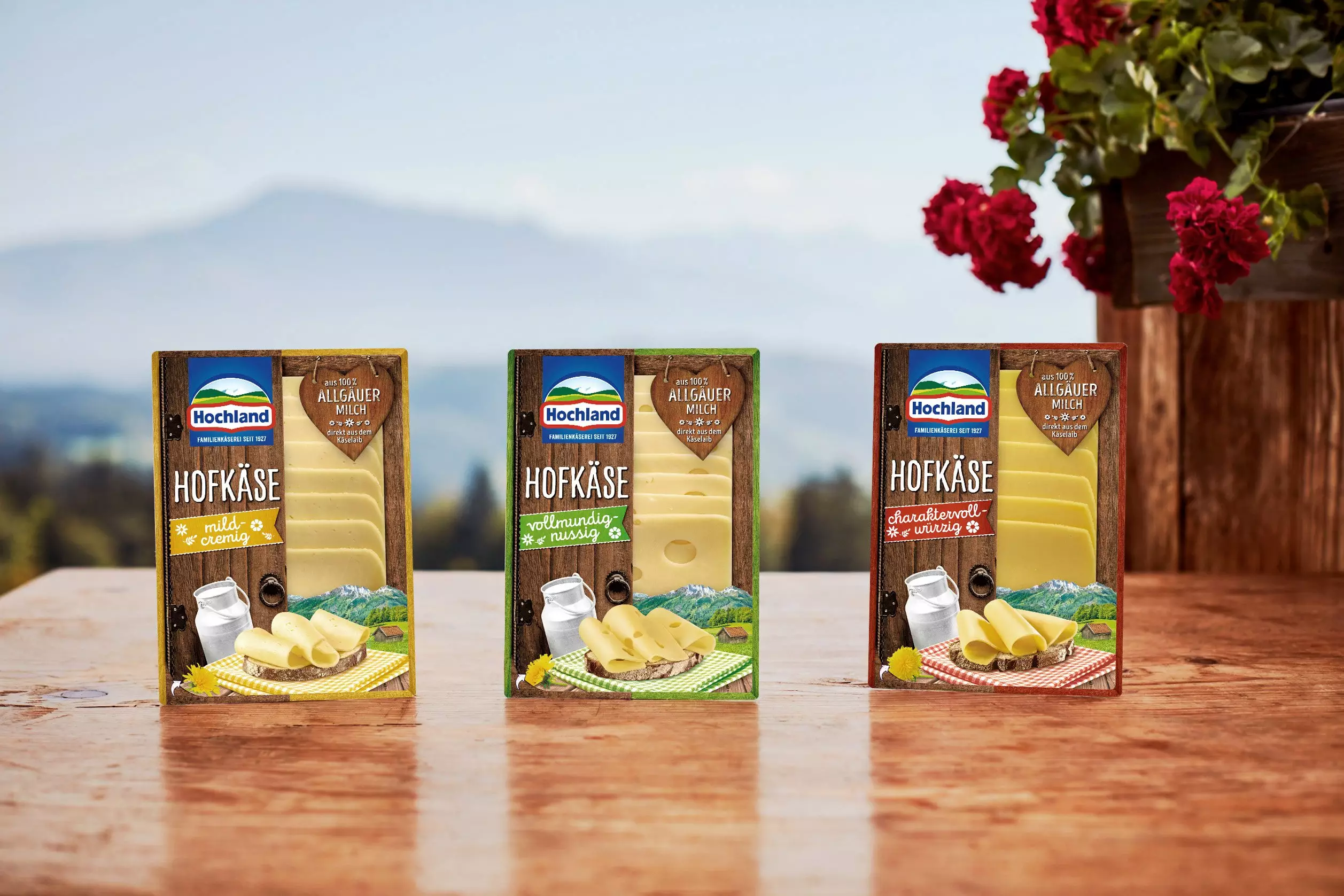 Hochland Hofkäse Produktrange